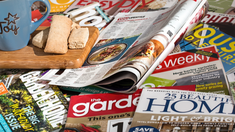 plenty of magazines