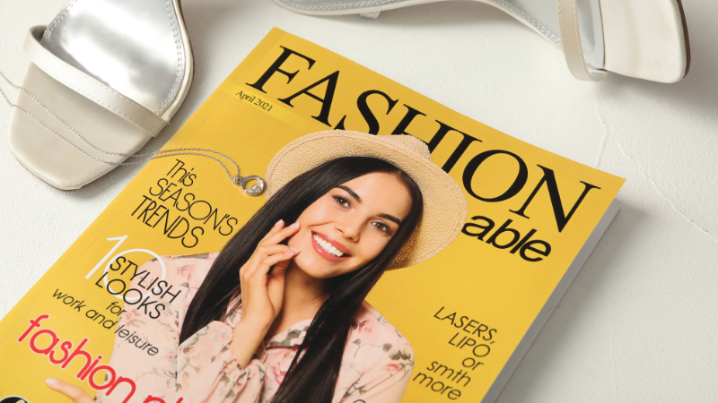 a fashion magazine