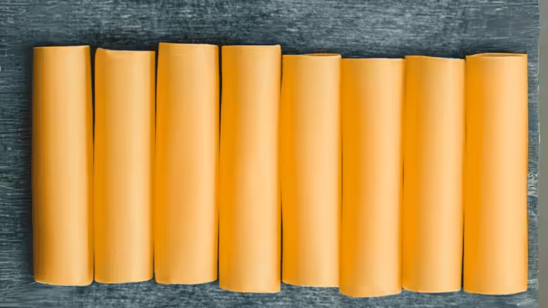 Paper tube packages not in the right shape