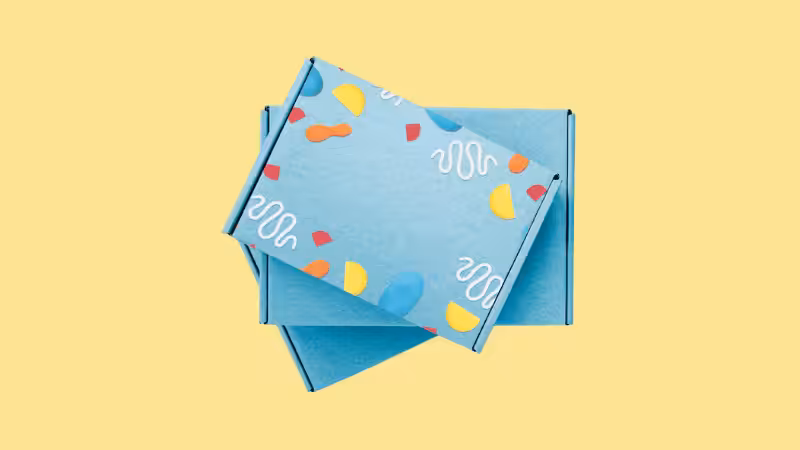 printed cardboard box