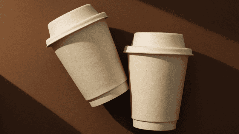 a paper canister cup