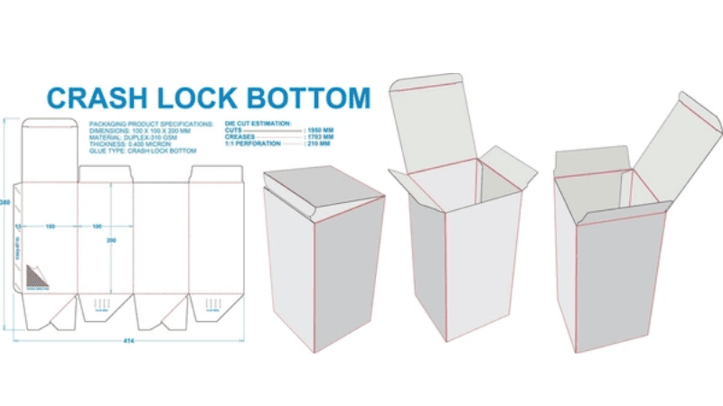 Crash Bottom (Auto-Lock Bottom Boxes)