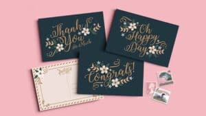 examples of printing on greeting cards