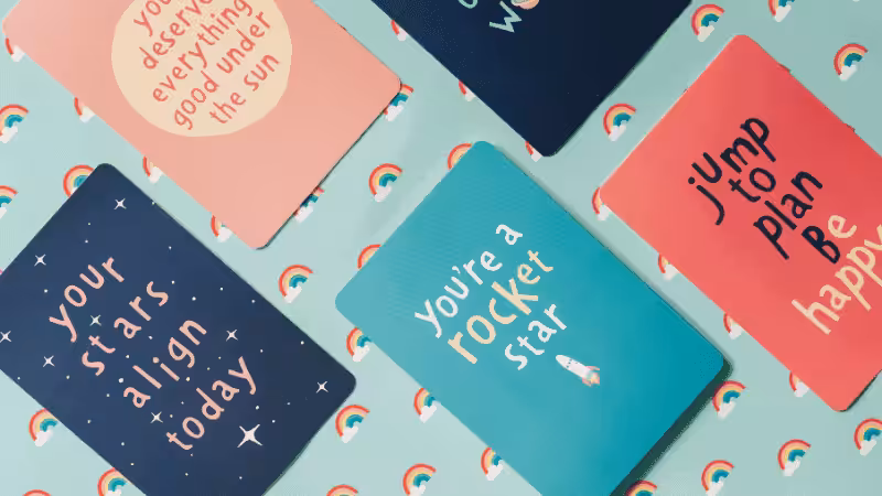 Greeting Cards in different designs and colors