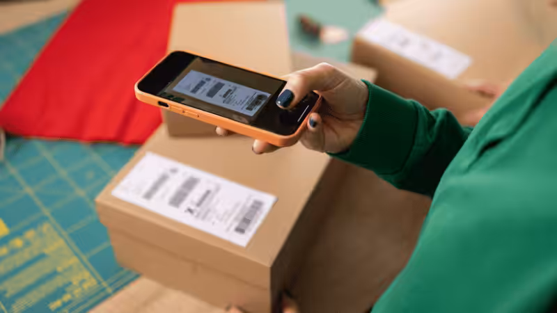 QR code on packaging