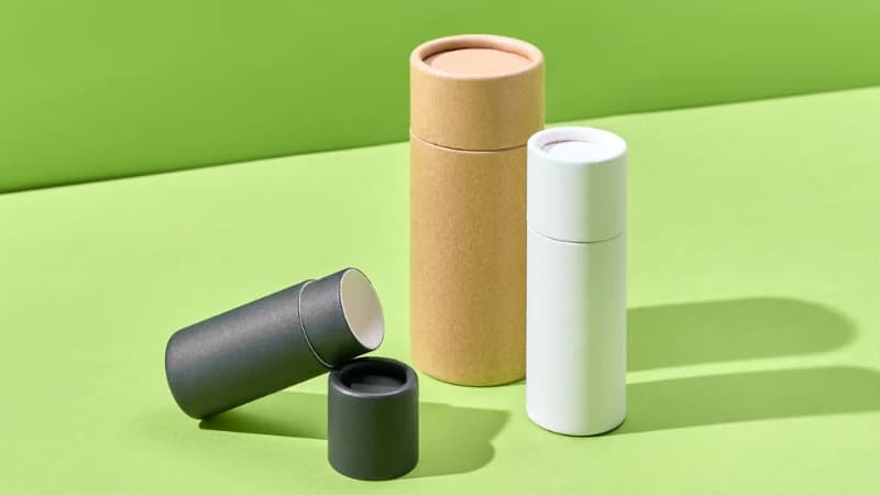 solid colored paper tubes