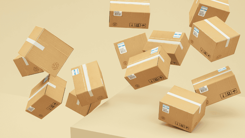 shipping boxes