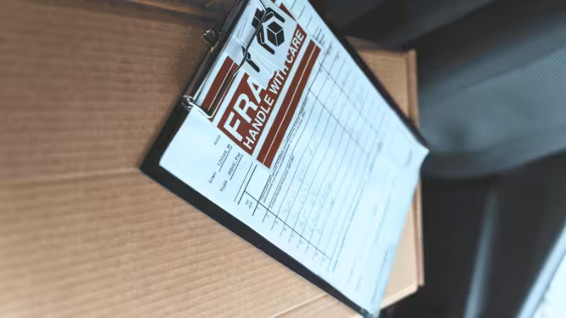 shipping box documents