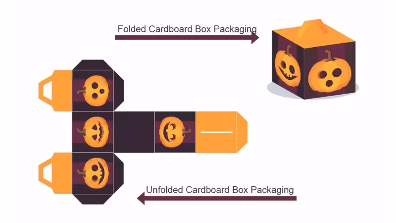 Folded Cardboard Box