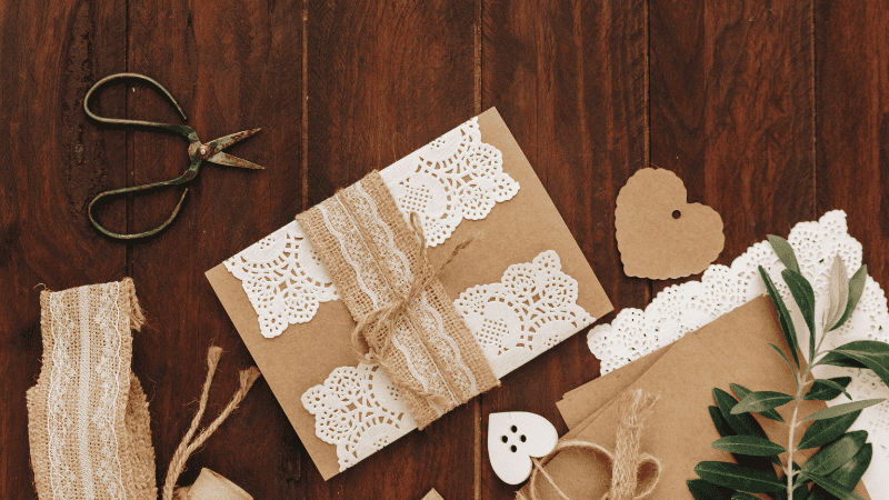 diy packaging with kraft paper