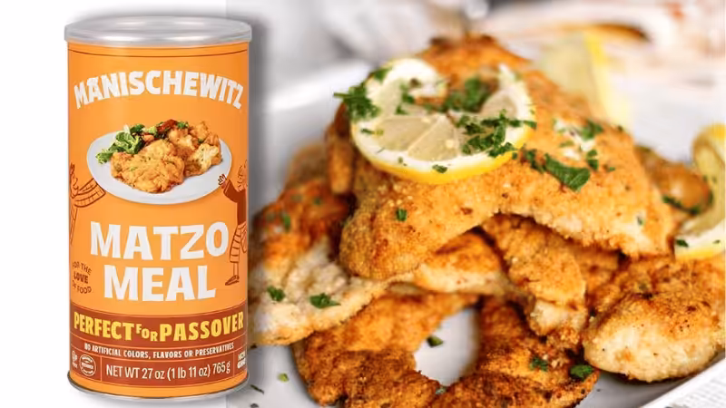 Matzo Meal with Kosher for Passover Complaint Symbol