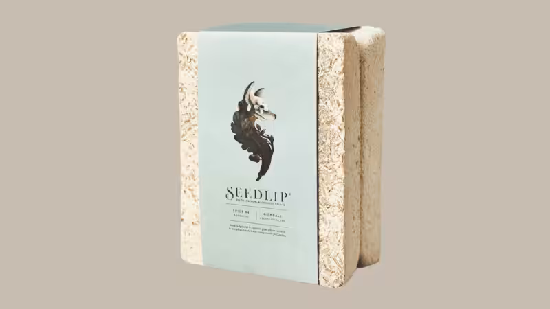 a mushroom product packaging