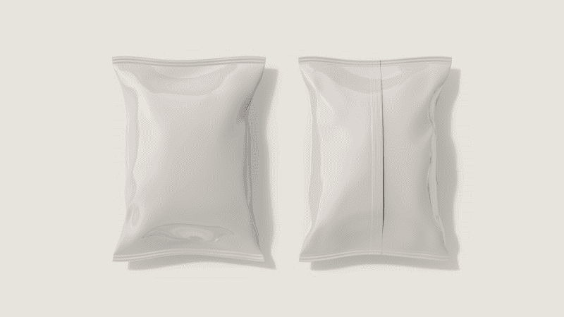 flexible packaging mockup