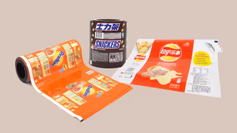 roll packaging for snacks
