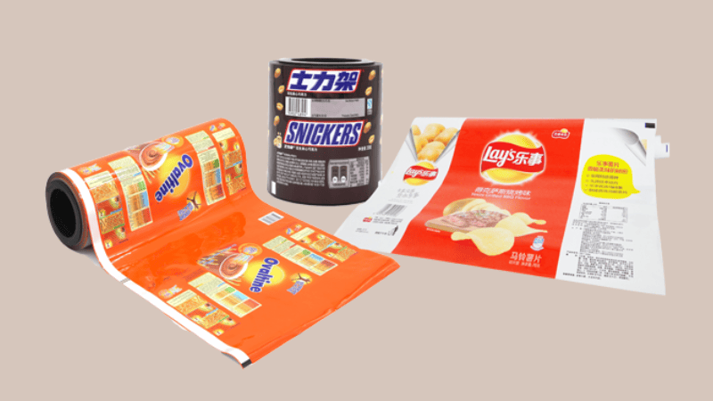 roll packaging for snacks