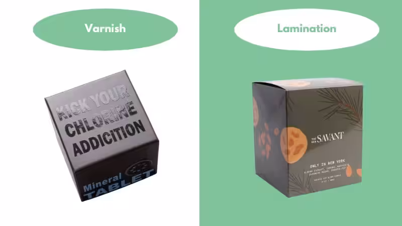 Varnish vs. Lamination Coating Boxes