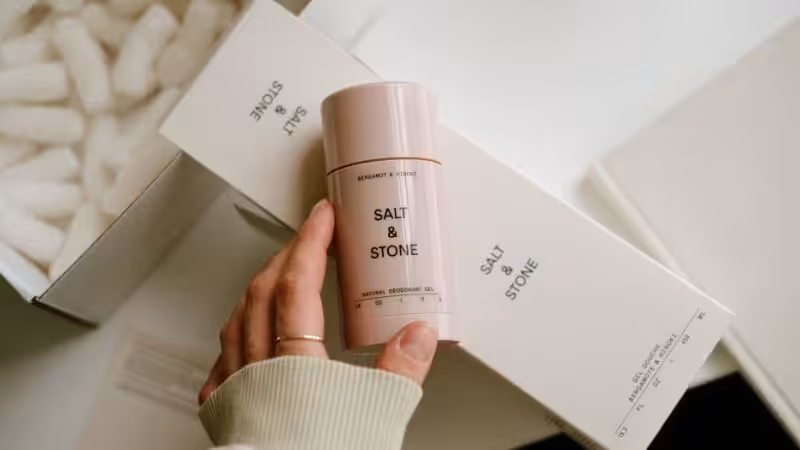 a product box with soft-touching varnish coating