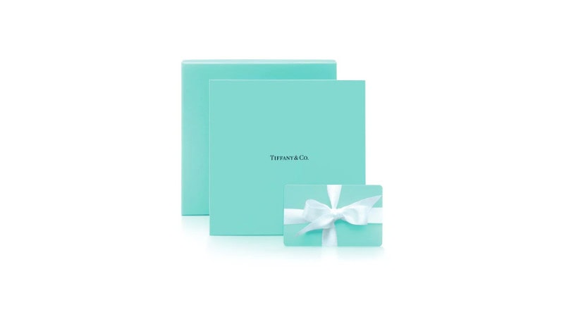 high quality tiffany blue box and card