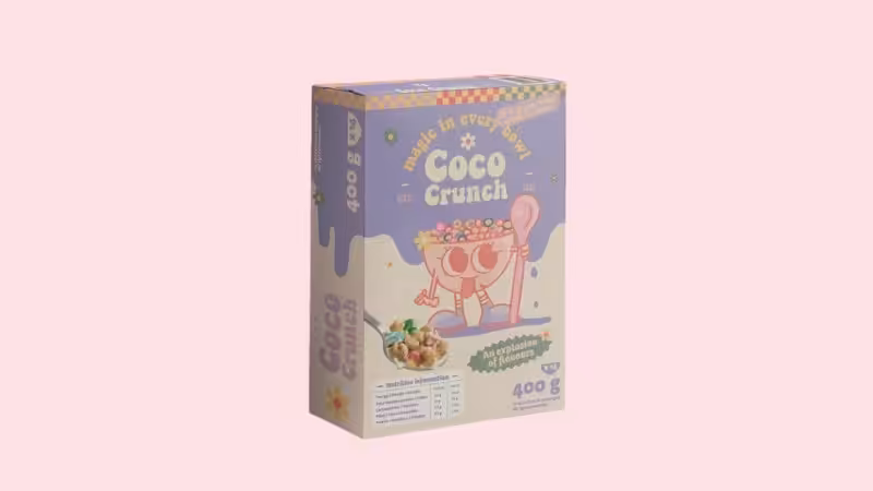 cereal box of coco crunch