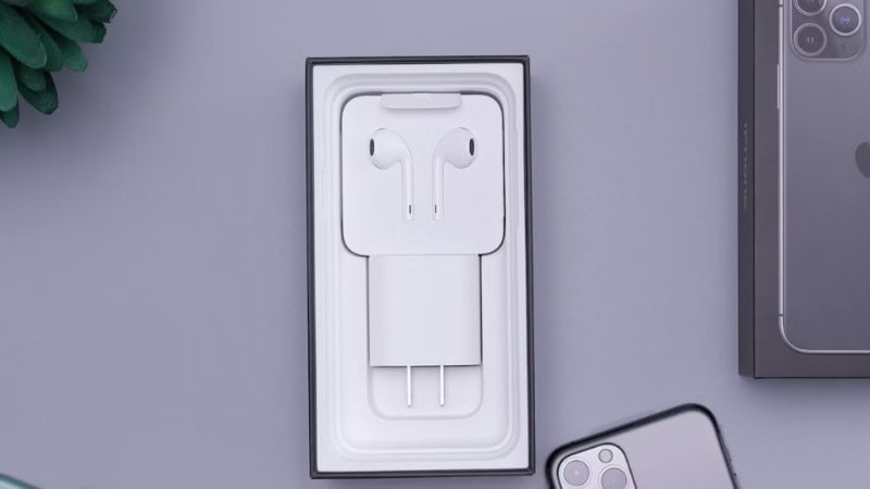 Apple AirPods and charger in Apple's pulp inlay