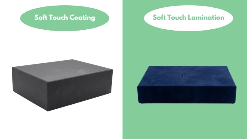 Soft Touch Coating vs. Soft Touch Lamination in Box Packaging