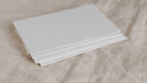 a stack of paper