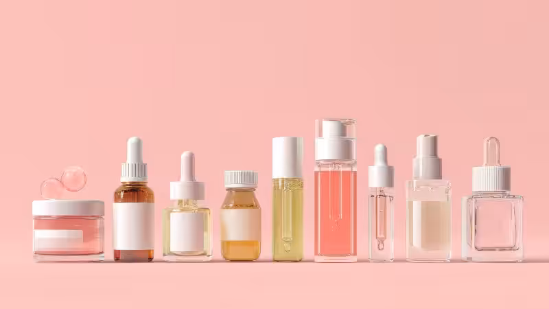 Стеклянная упаковка для кремов и эссенций