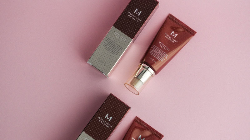 FSC-Certified paper packaging with beauty product beside