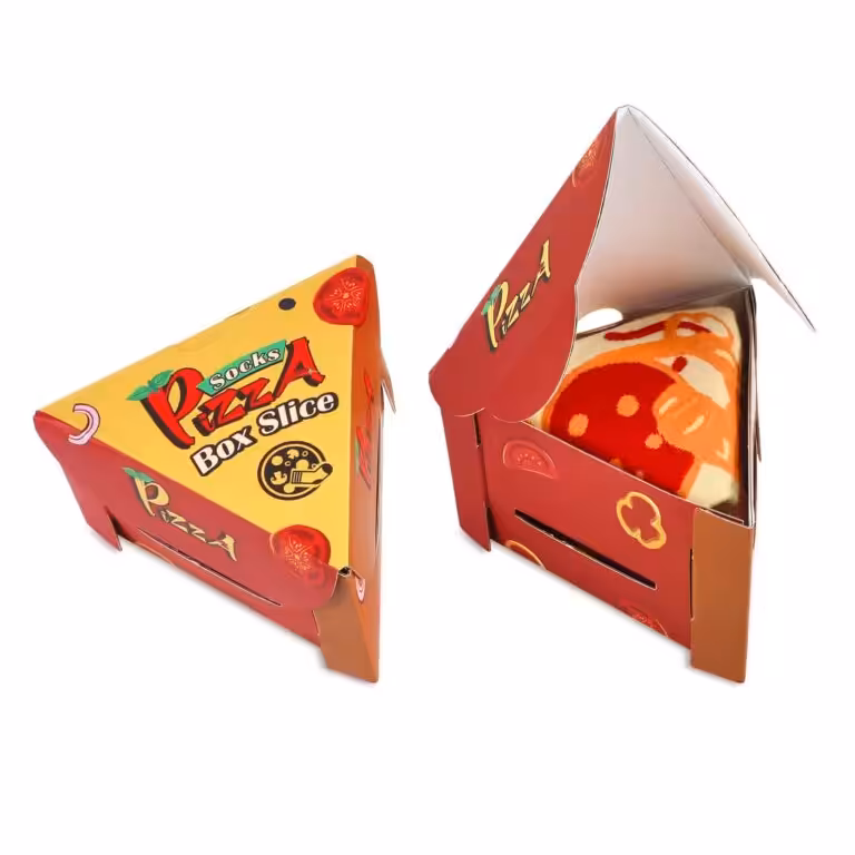 Orange yellow window handle rigid custom gift box with lids