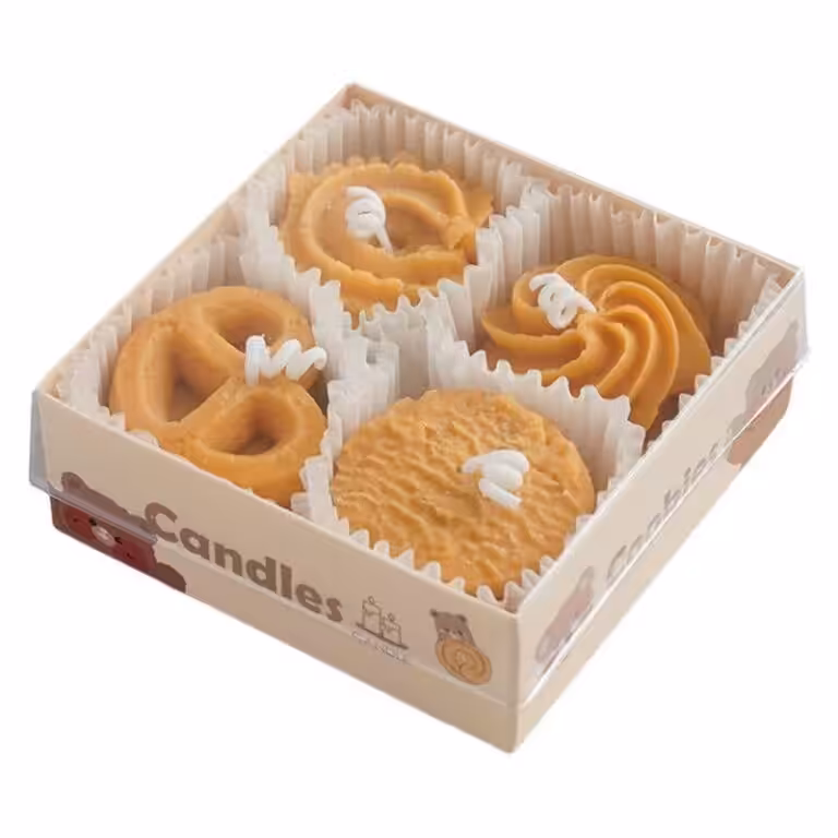White card window divided custom cookie box for pastry & biscuit packaging